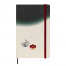 Блокнот Moleskine LIMITED EDITION YEAR OF THE RABBIT LECNYRABBITQP060C 176 л в линейку, черный/бежевый, 1 шт
