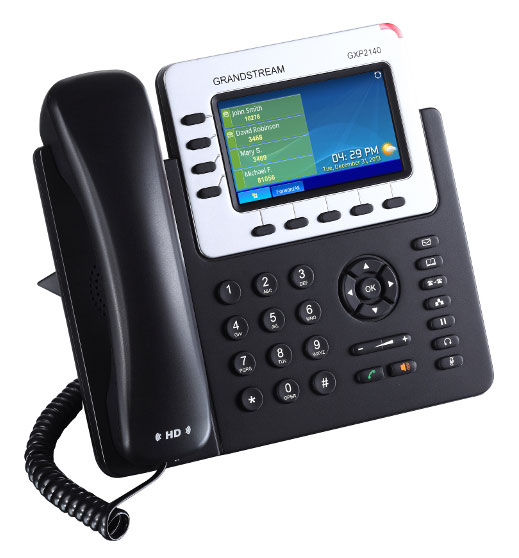 SIP-телефон Grandstream GXP-2140 Черный